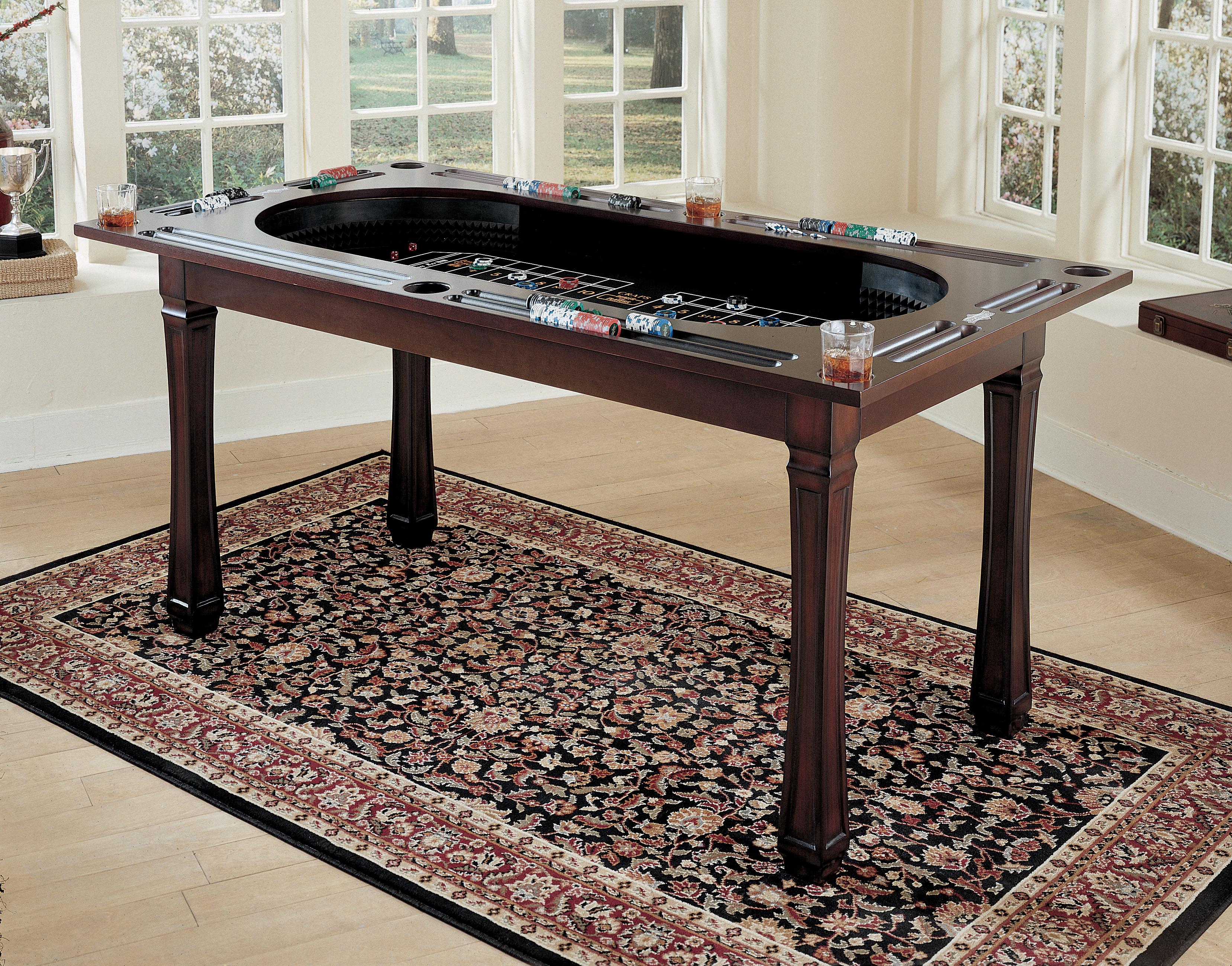 American Heritage Billiards Burlington High Tops Craps Table Mueller
